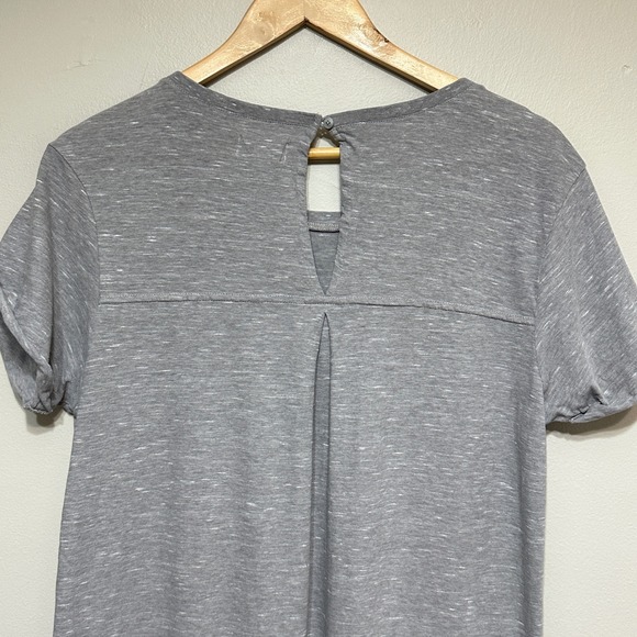 Pact Organic Cotton T-Shirt Dress Womens M Heather Gray Casual Everyday Active - Picture 6 of 12